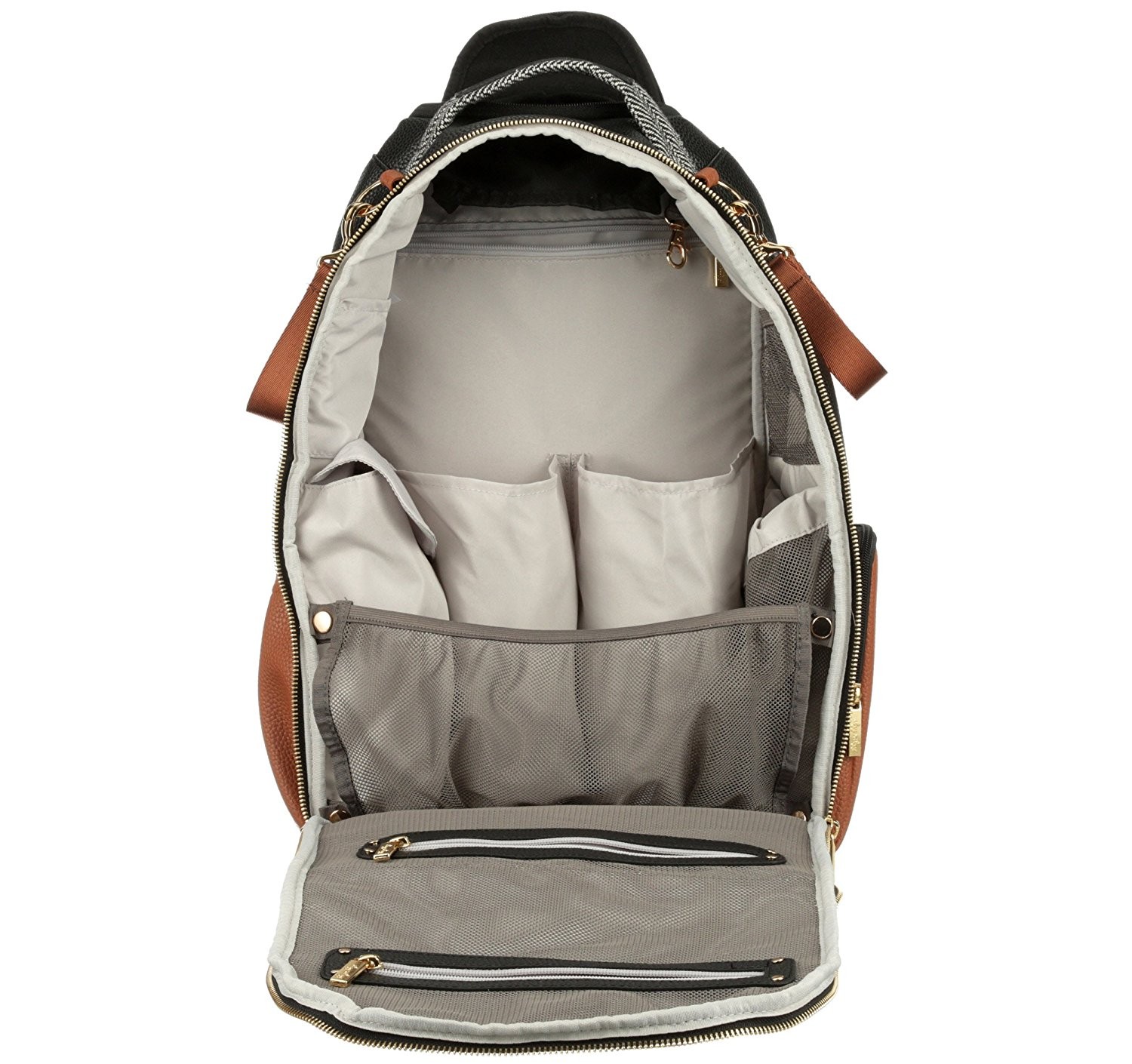 Itzy Ritzy Backpack Diaper Bag Inside