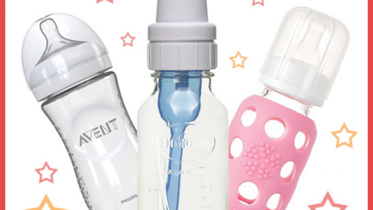 top glass baby bottles